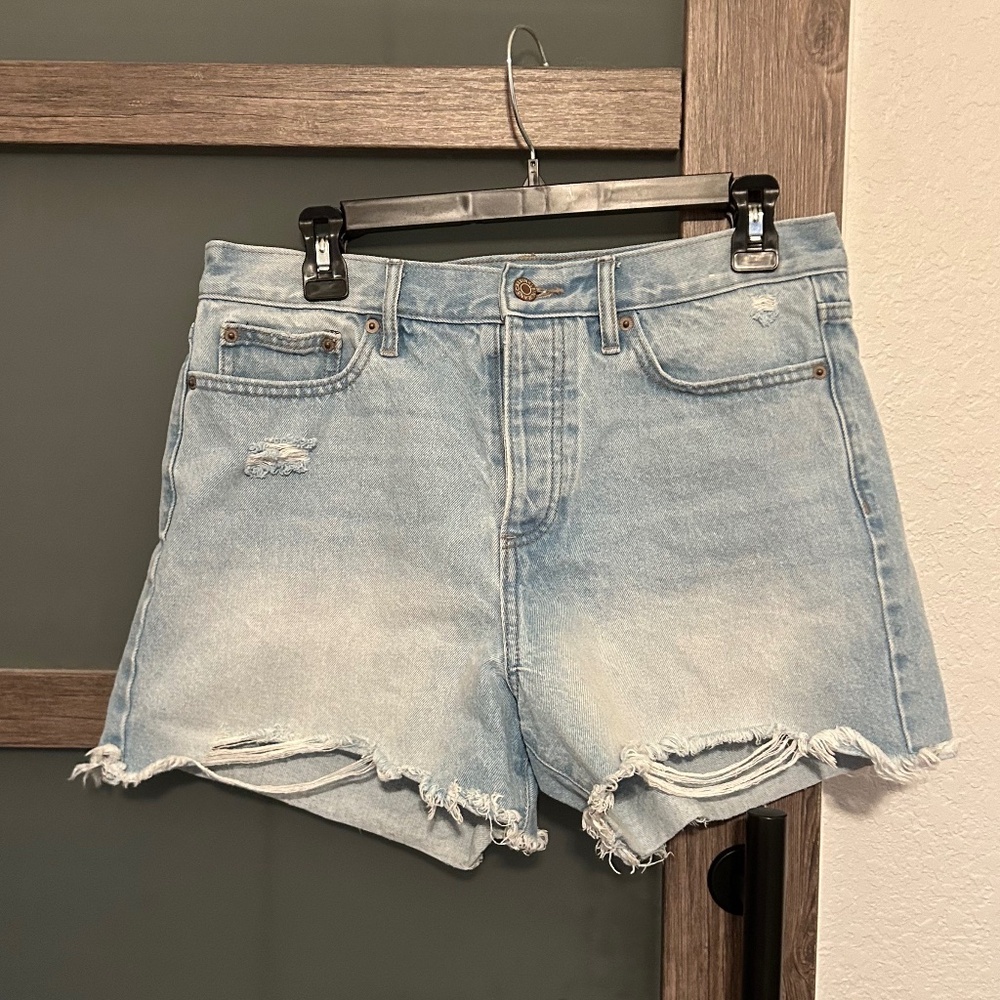 Calvin Klein | Distressed Cut-Off Jean Shorts- Size 30